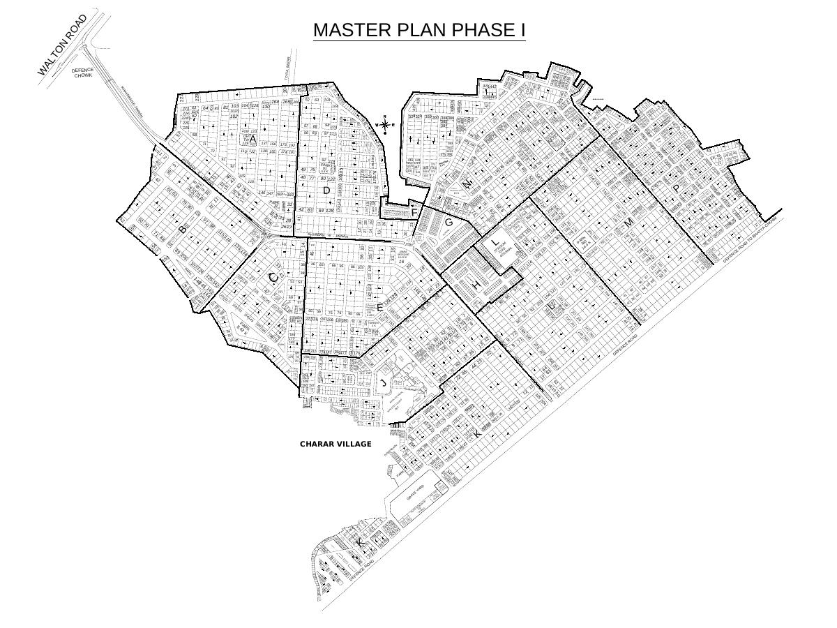DHA Phase 1 — Master Plan — Abdul's Venture, DHA Lahore