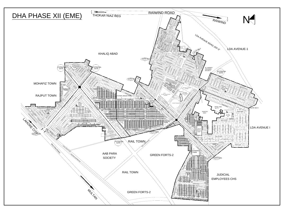 Phase 12 EME — Master Plan — Abdul's Venture, DHA Lahore