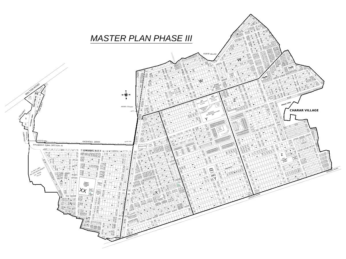 DHA Phase 3 — Master Plan — Abdul's Venture, DHA Lahore